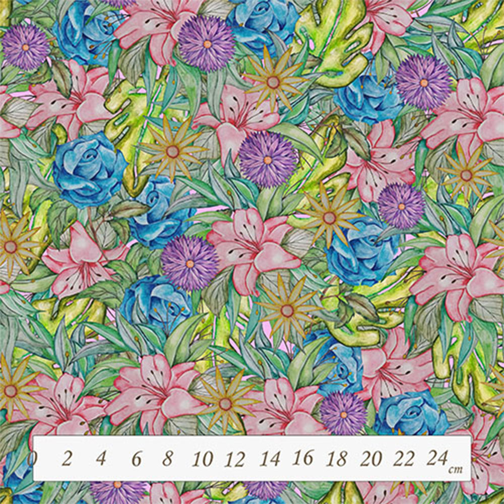 Blomstereng - specialdesignet bomuldsjersey