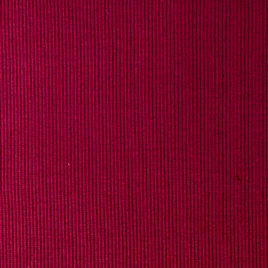 Bordeaux - Ensfarvet bomuldsjersey