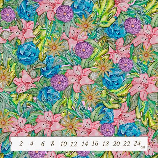 Blomstereng - specialdesignet bomuldsjersey