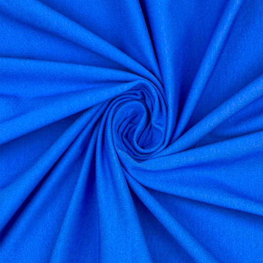 Cobalt - Ensfarvet bomuldsjersey
