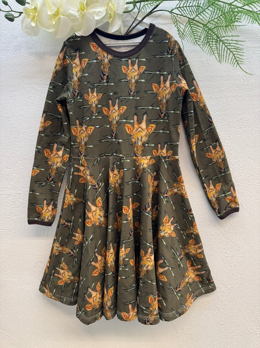 Giraffer - specialdesignet bomuldsjersey