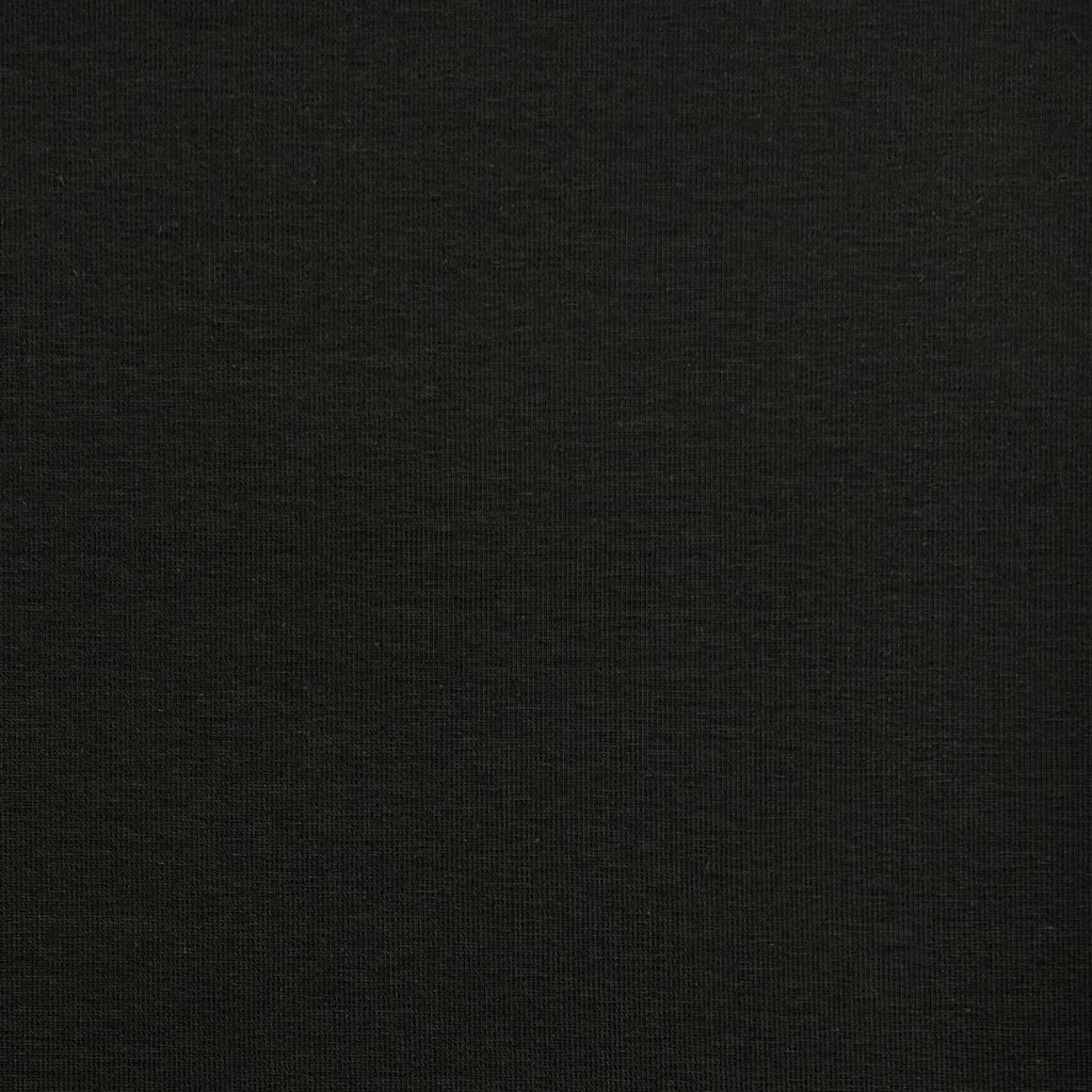 Black - Ensfarvet bomuldsjersey
