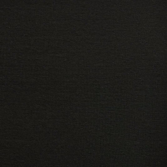 Black - Ensfarvet bomuldsjersey