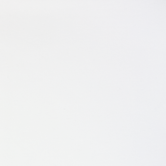 White - Ensfarvet bomuldsjersey