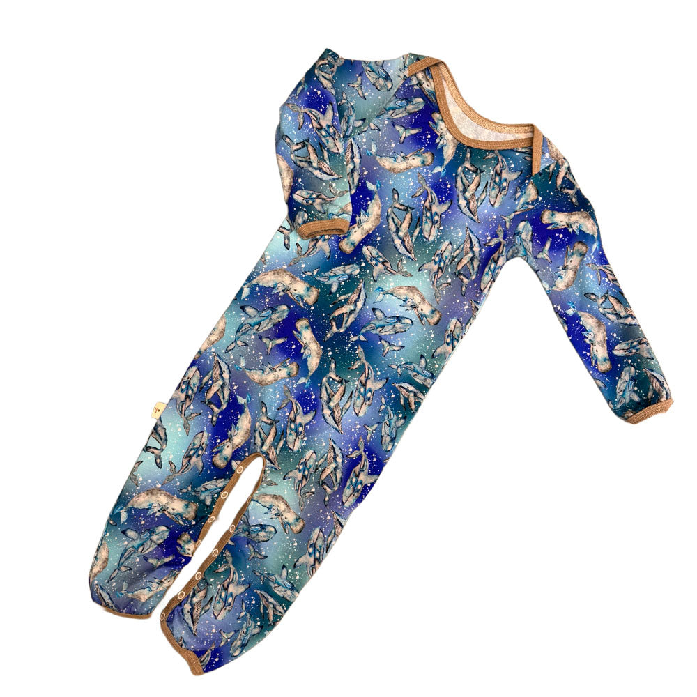 Blue whales - specialdesignet bomuldsjersey