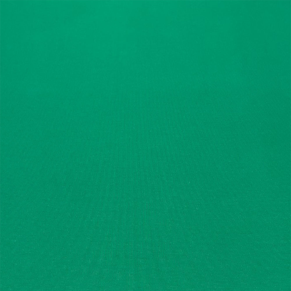 Classic green - Rib stof til syning – blødt ribstof i mange farver