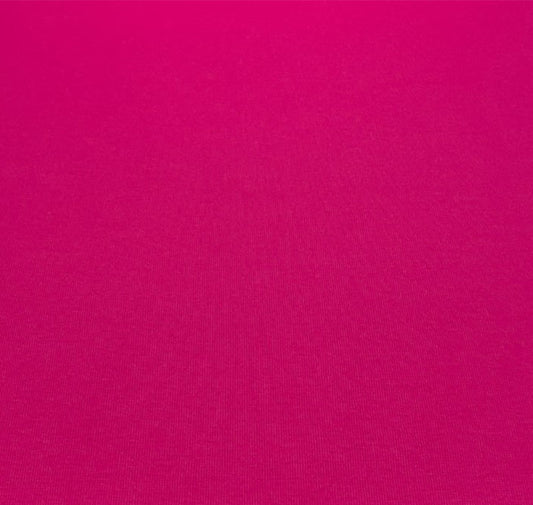 Fuchsia - Rib stof til syning – blødt ribstof i mange farver