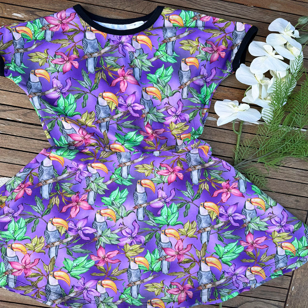 Toucan - specialdesignet bomuldsjersey